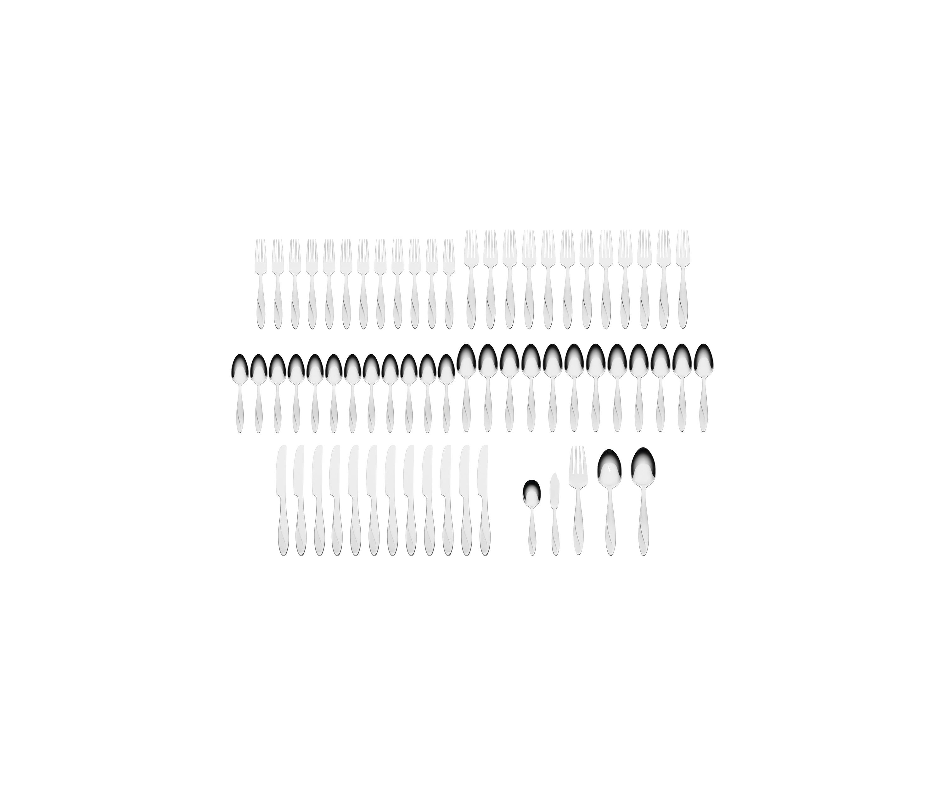 Simmer 65 Piece Flatware Set