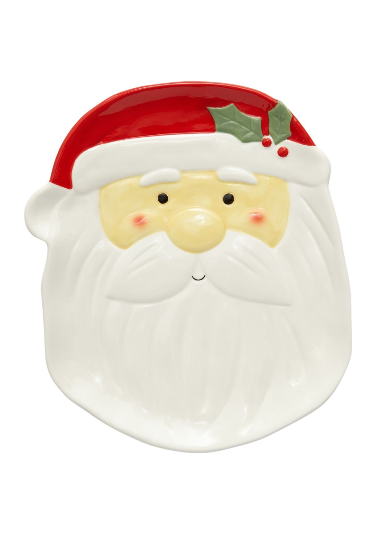 Figural Santa Plate