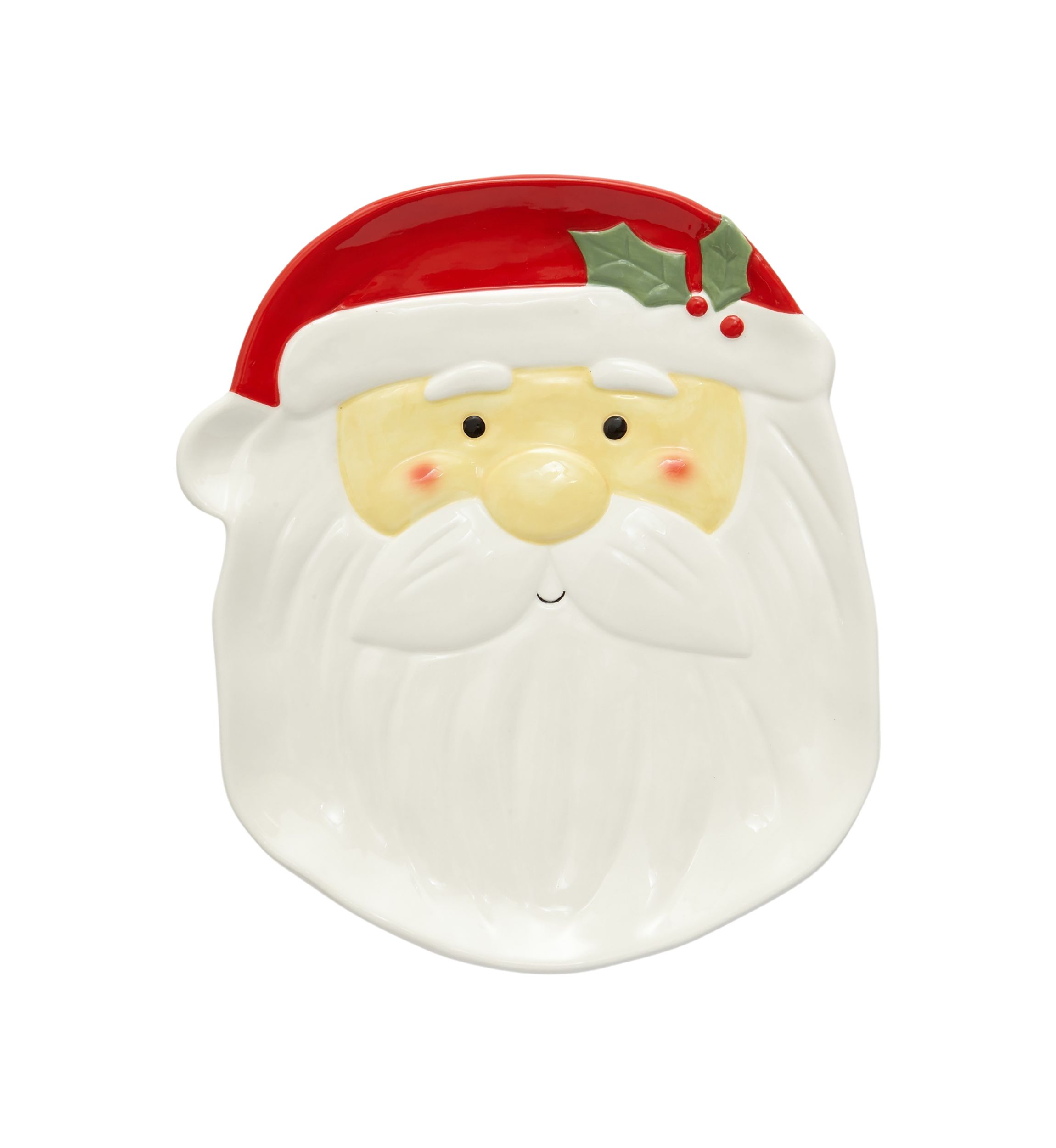 Figural Santa Plate