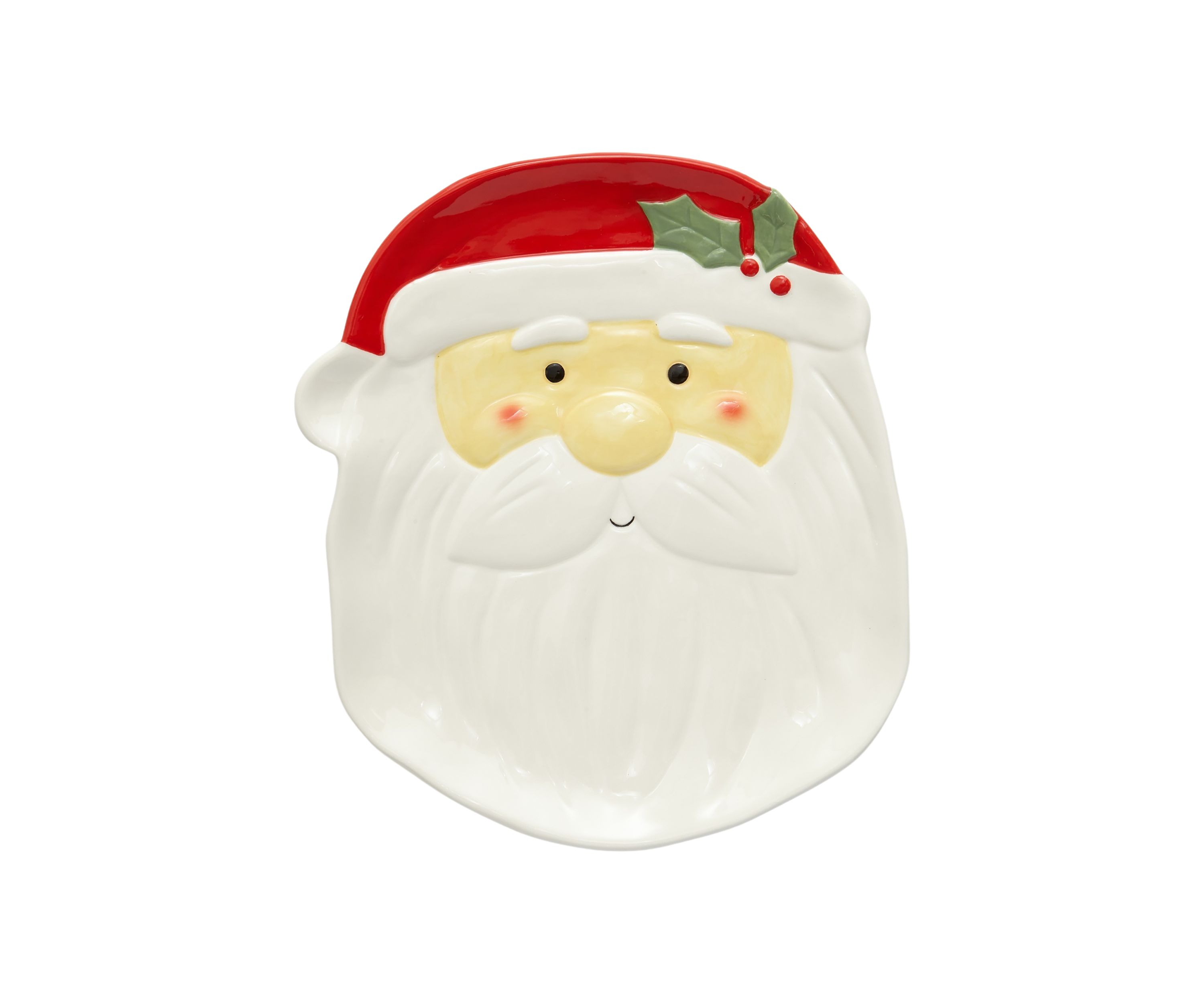 Figural Santa Plate