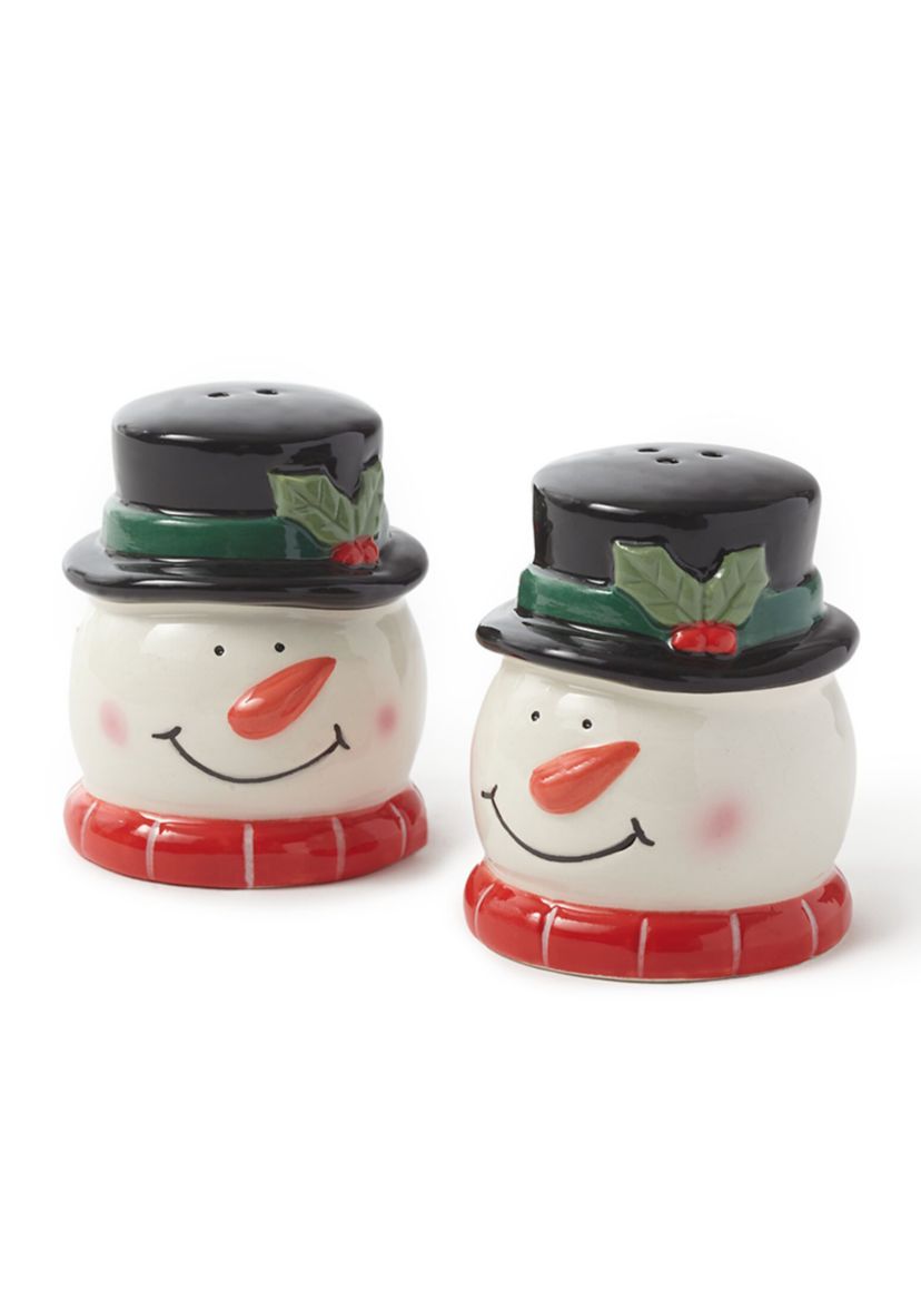 Figural Snowman Salt and Pepper Set