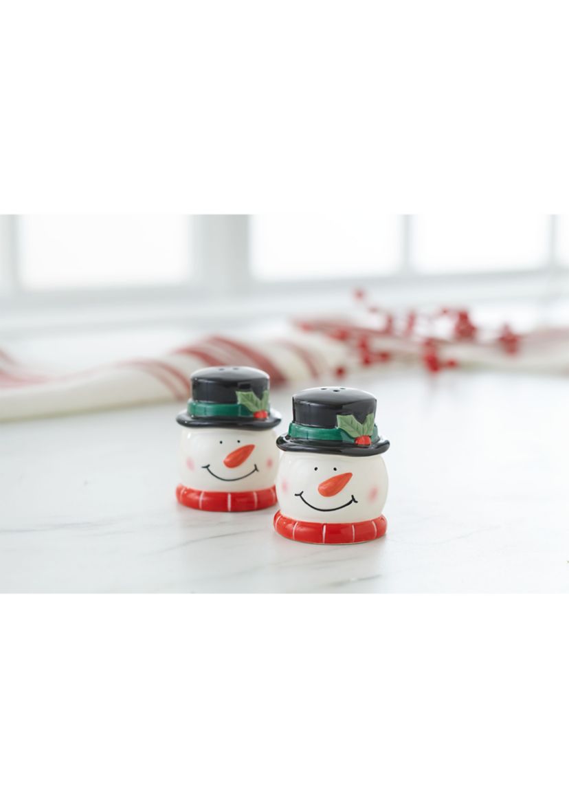 Figural Snowman Salt and Pepper Set