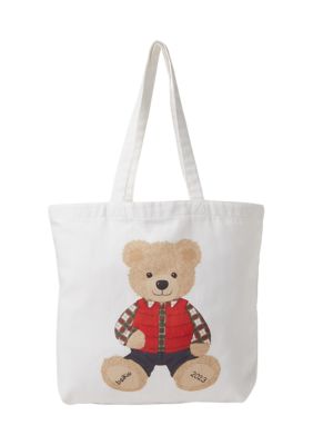 Joyland Belkie Bear Canvas Tote Bag | belk