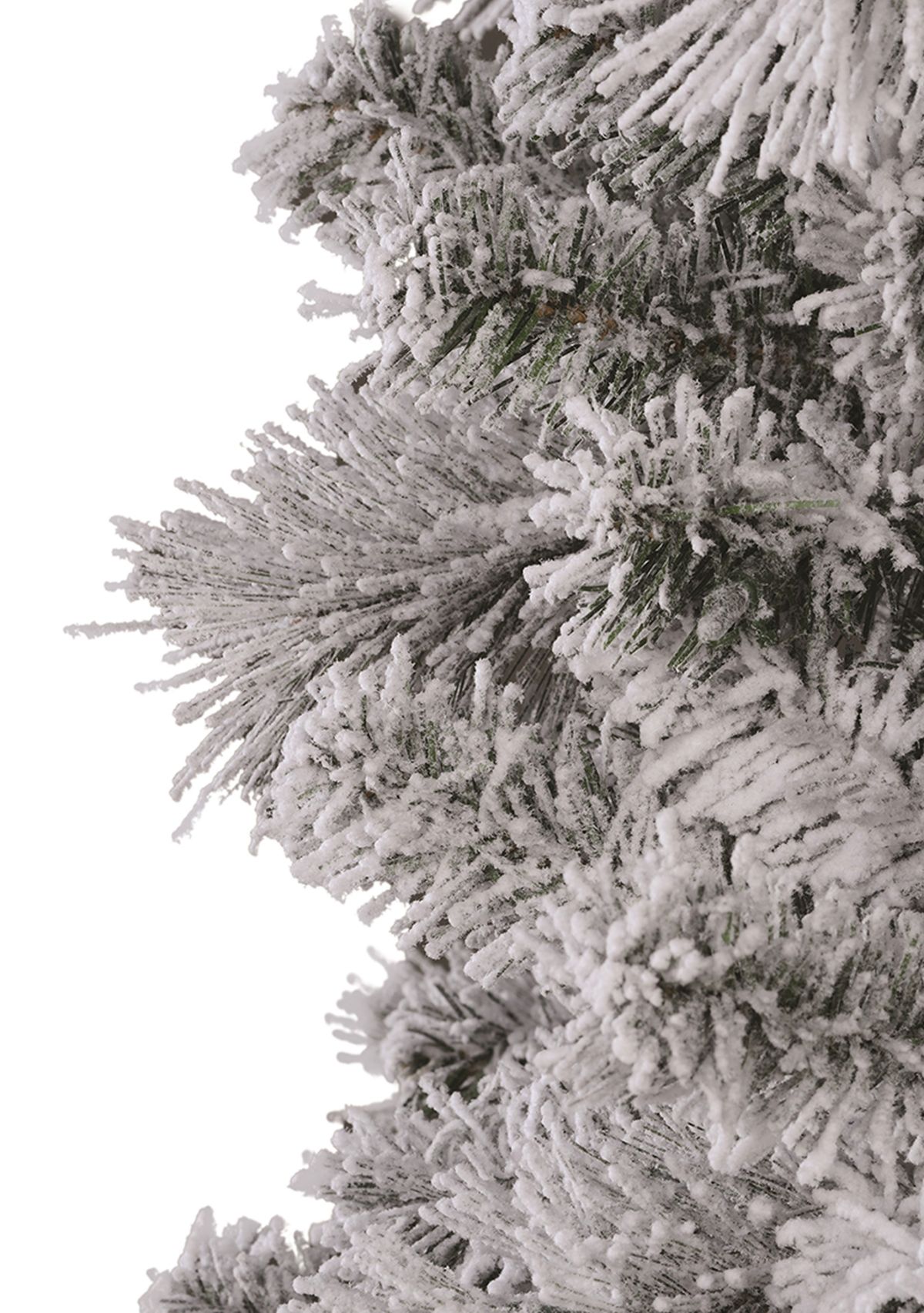 9 Pre Lit Flocked Christmas Tree