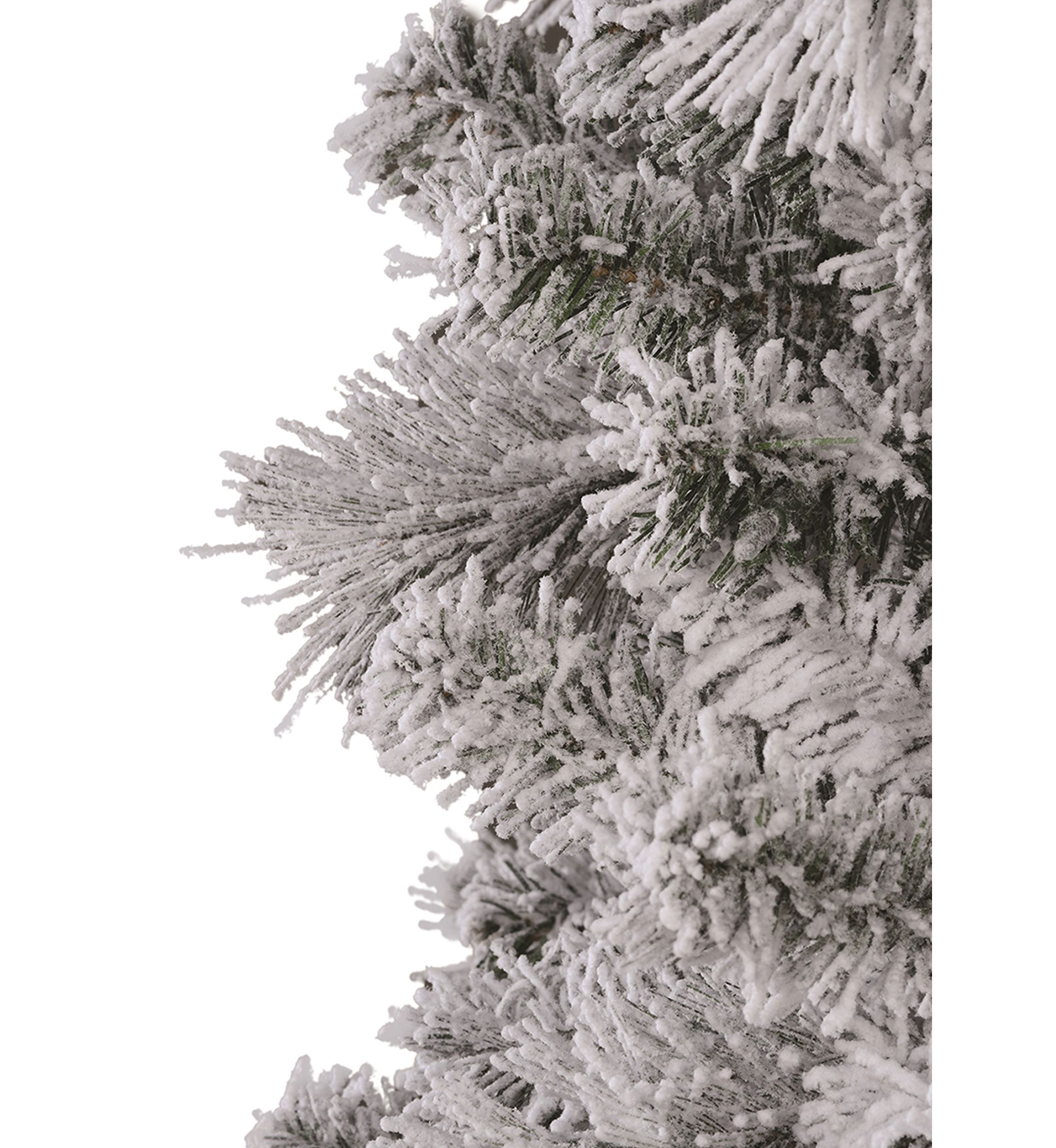 9 Pre Lit Flocked Christmas Tree