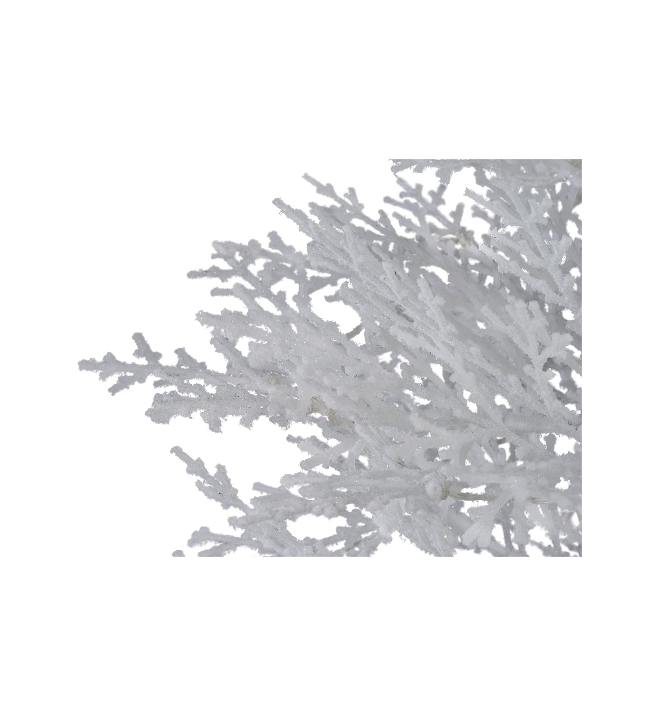7.5 Foot Pre Lit Coral Christmas Tree 