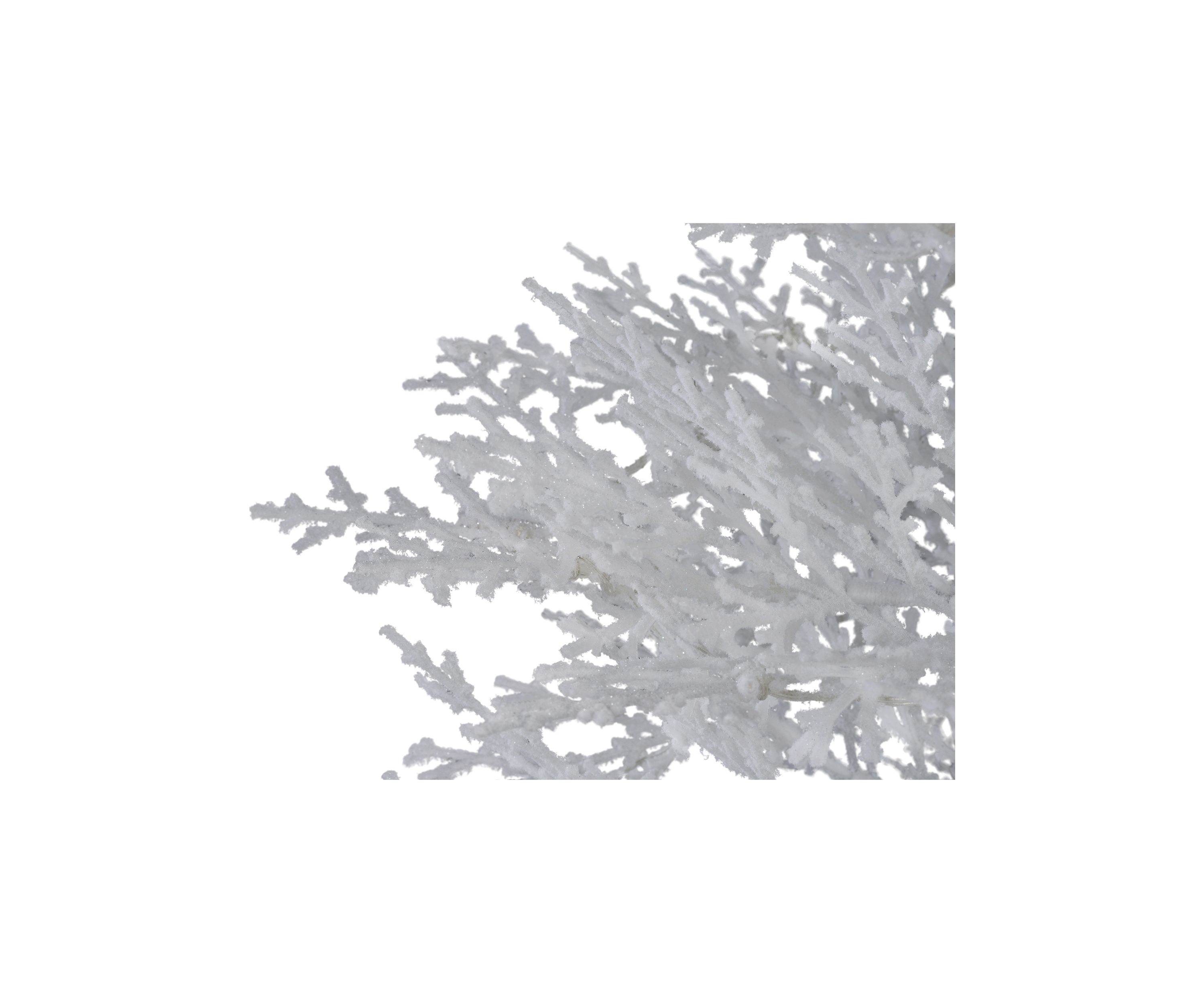 7.5 Foot Pre Lit Coral Christmas Tree 