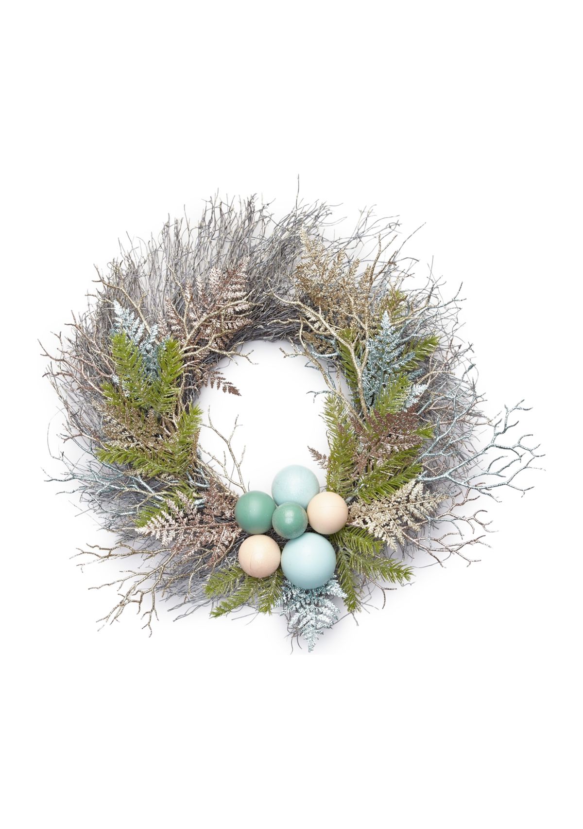 Mixed Coral Wreath