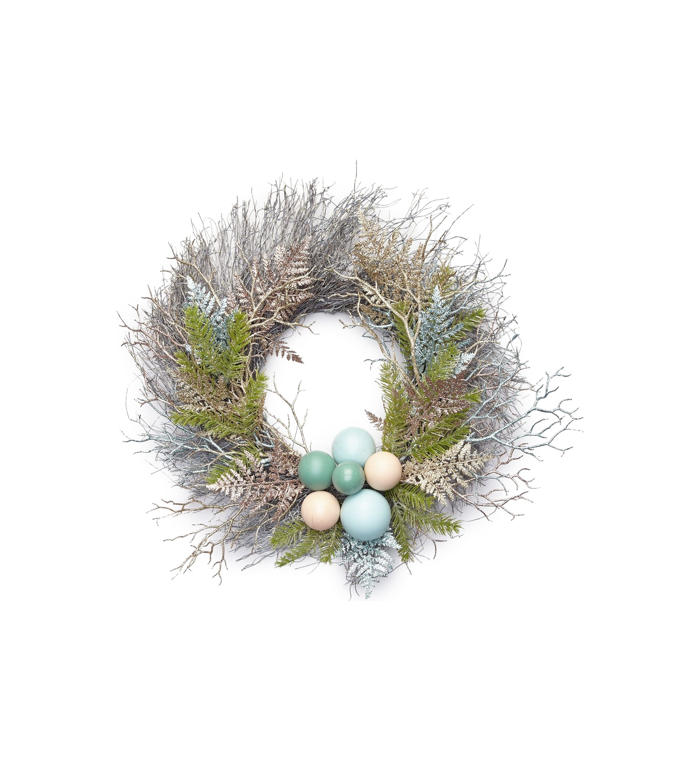 Mixed Coral Wreath