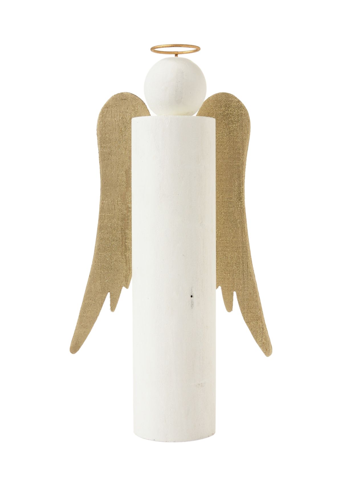 White Wooden Angel Figurine
