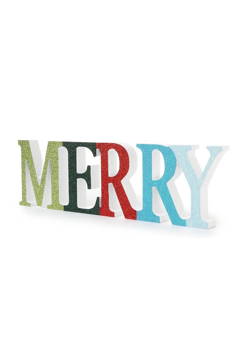 Merry Wooden Sitter