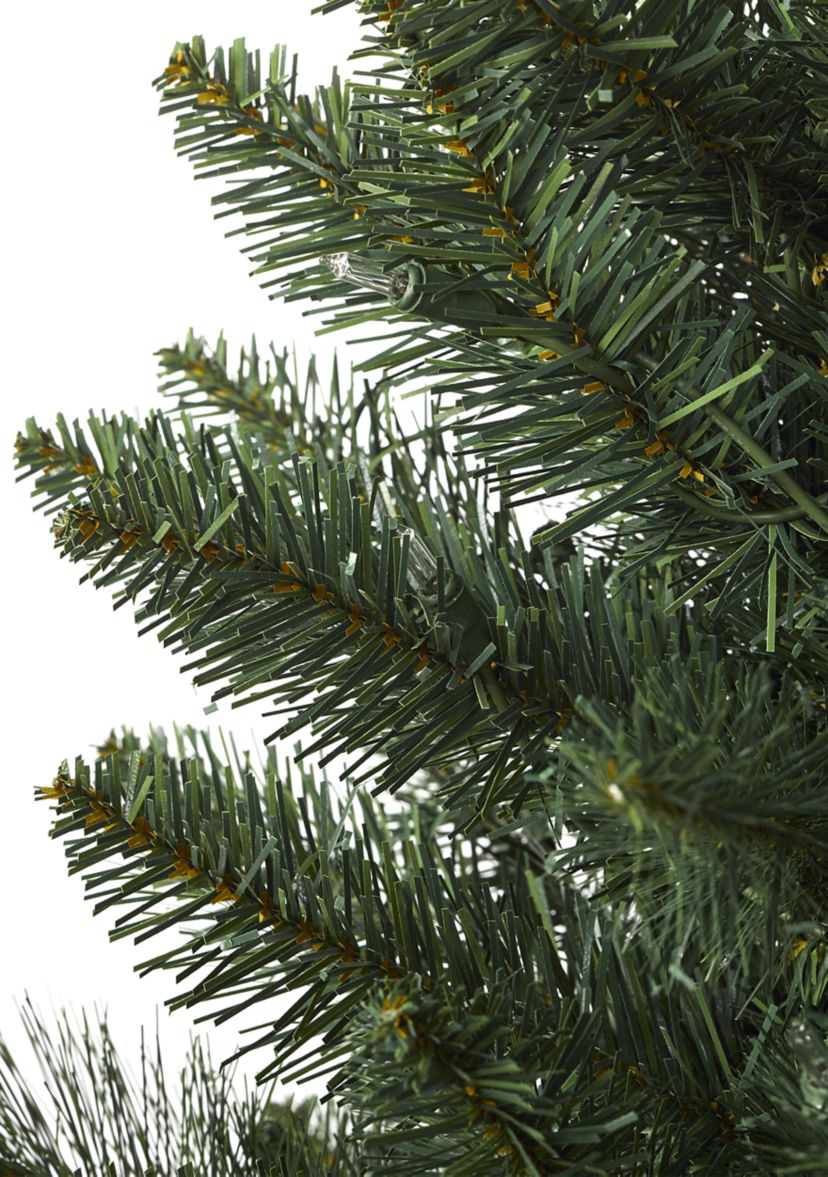 	  Set of 2 Pre-Lit Porch Trees