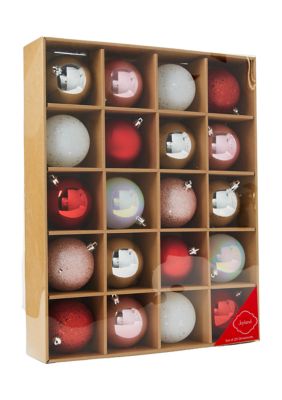 Joyland 20 Piece Red and Pink Ornament Set