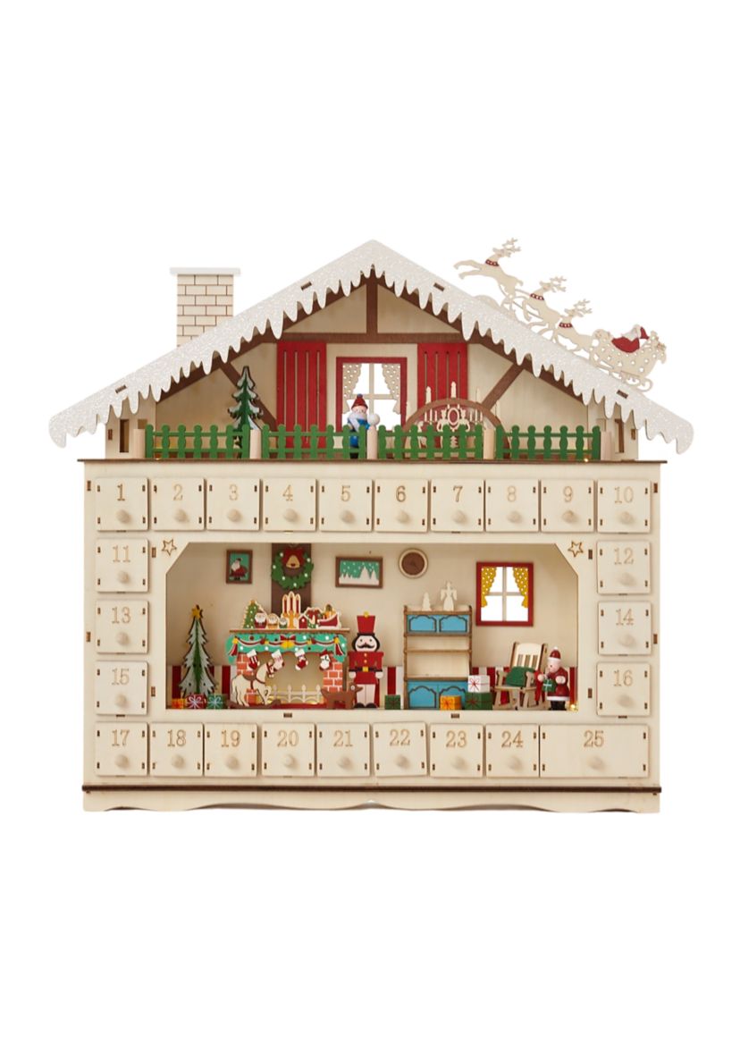 Large Santa Workshop Advent Calendar