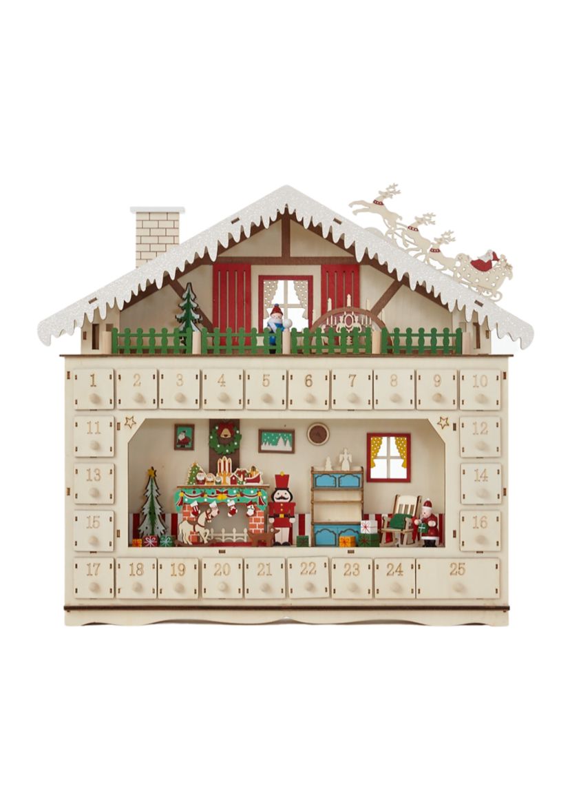Large Santa Workshop Advent Calendar
