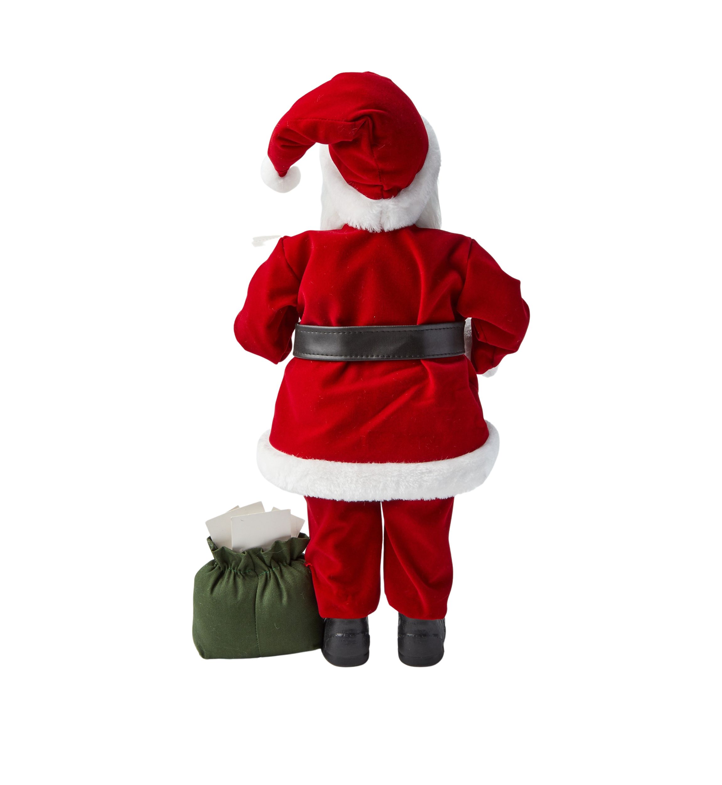 African American Letter Santa Figurine