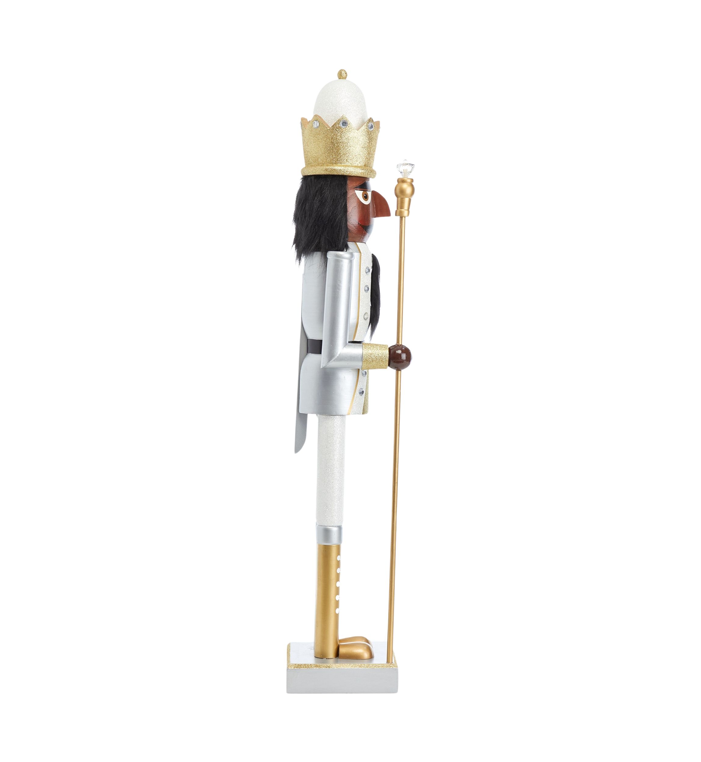 4 African American Gold Nutcracker