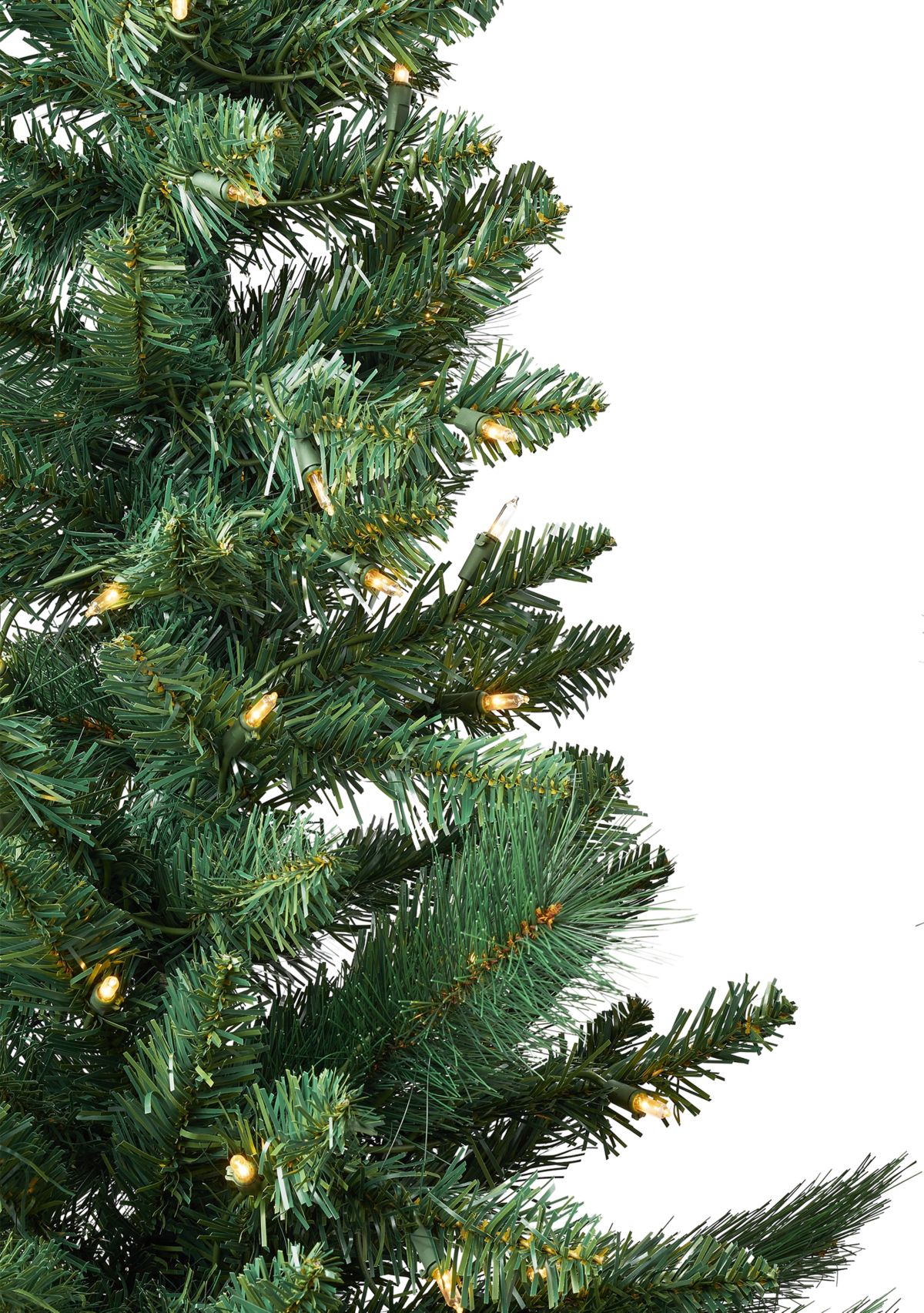 Green Pre-Lit Porch Trees, Set of 2