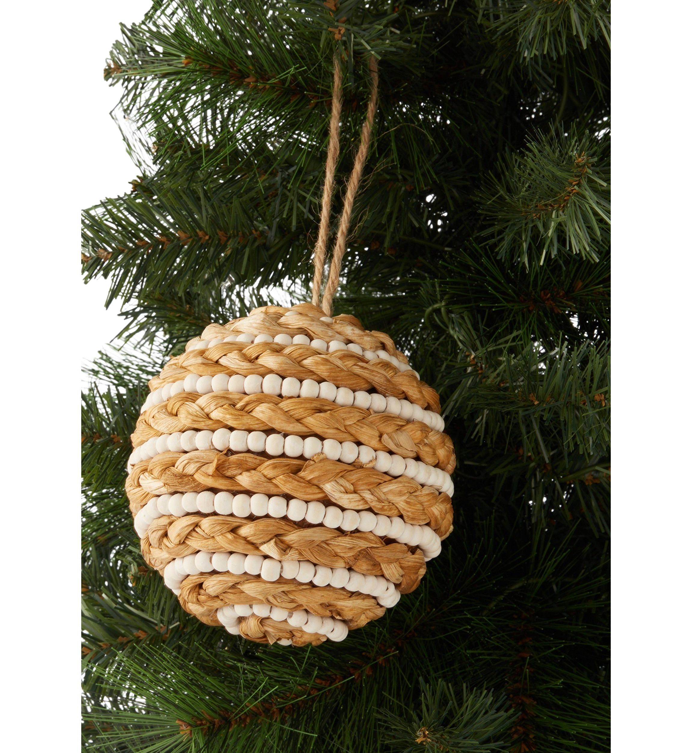 Rattan Beaded Ornament 