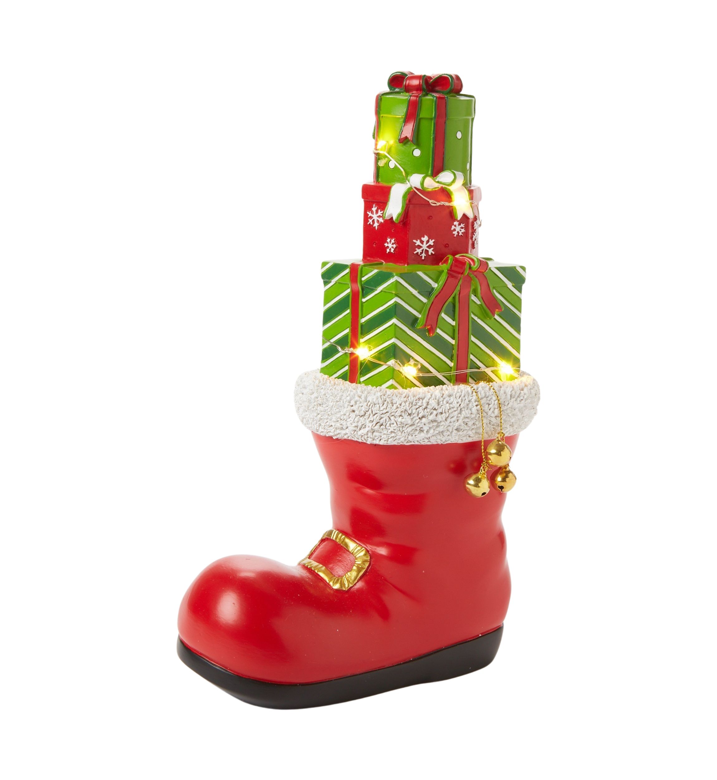 Santa Boot Gifts Figurine