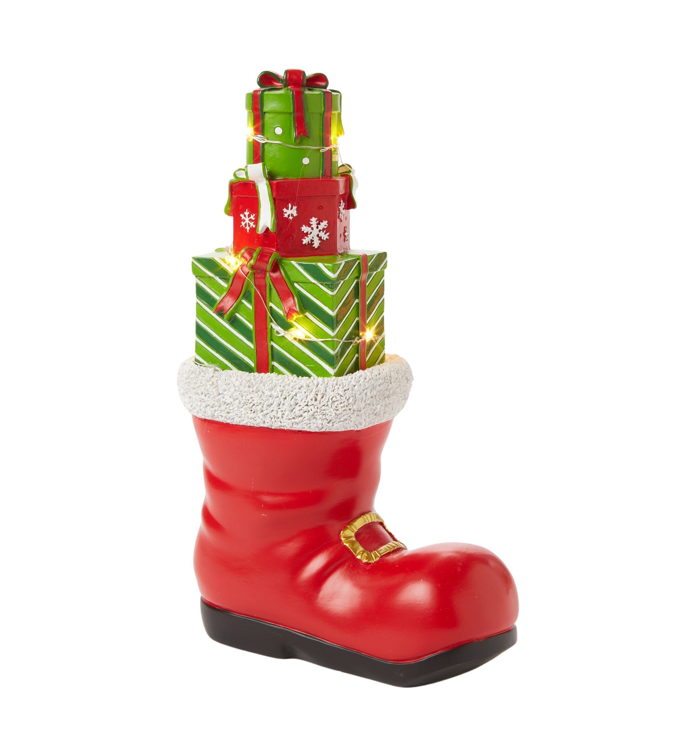 Santa Boot Gifts Figurine
