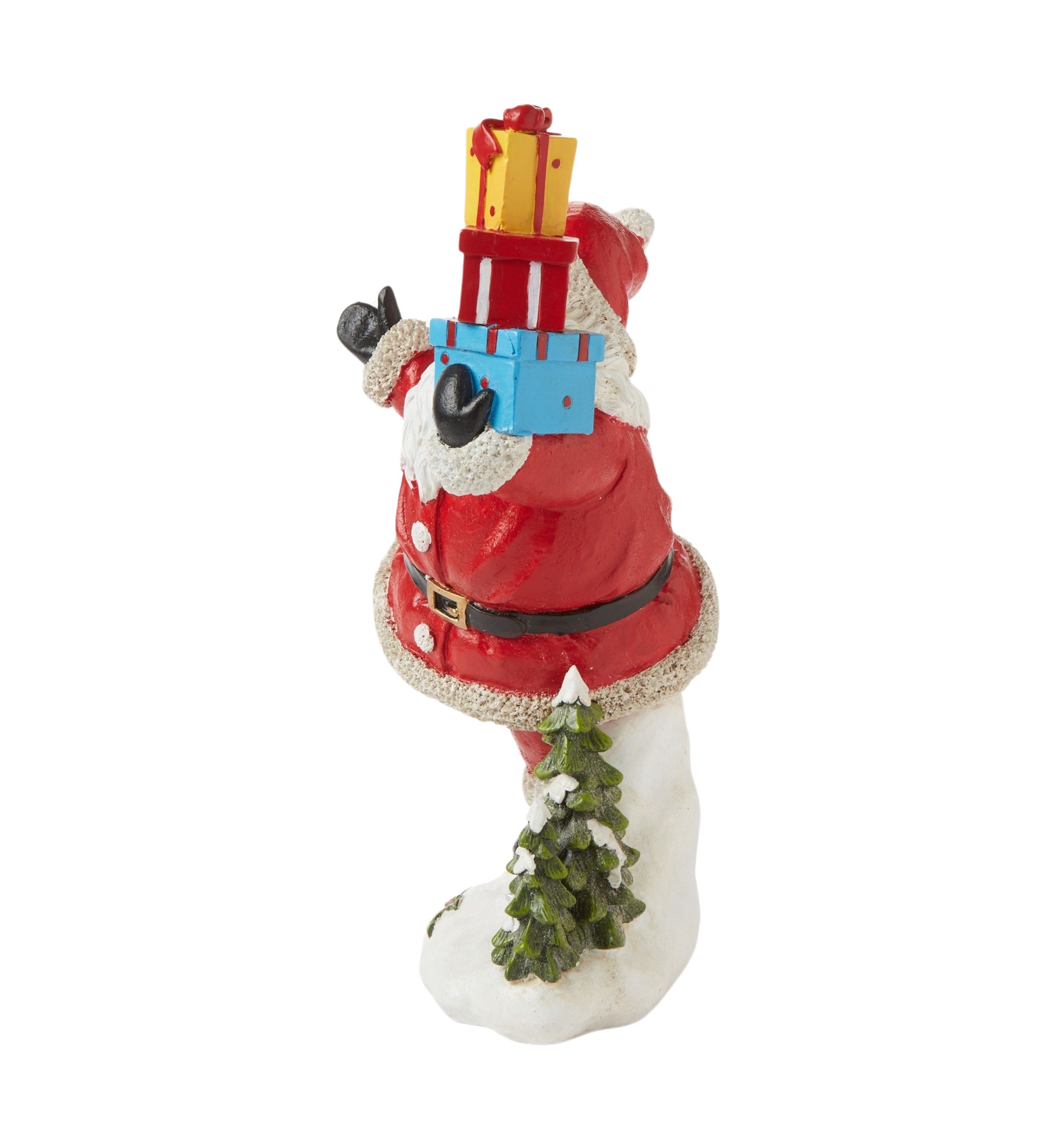 Santa Skating Figurine