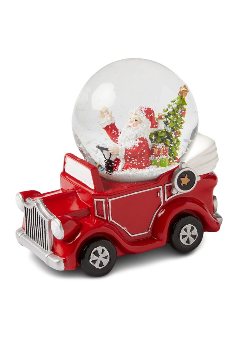 Santa Trucker Snow Globe