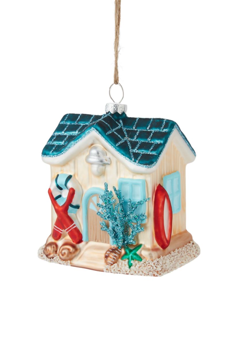 Coastal Hut Ornament 