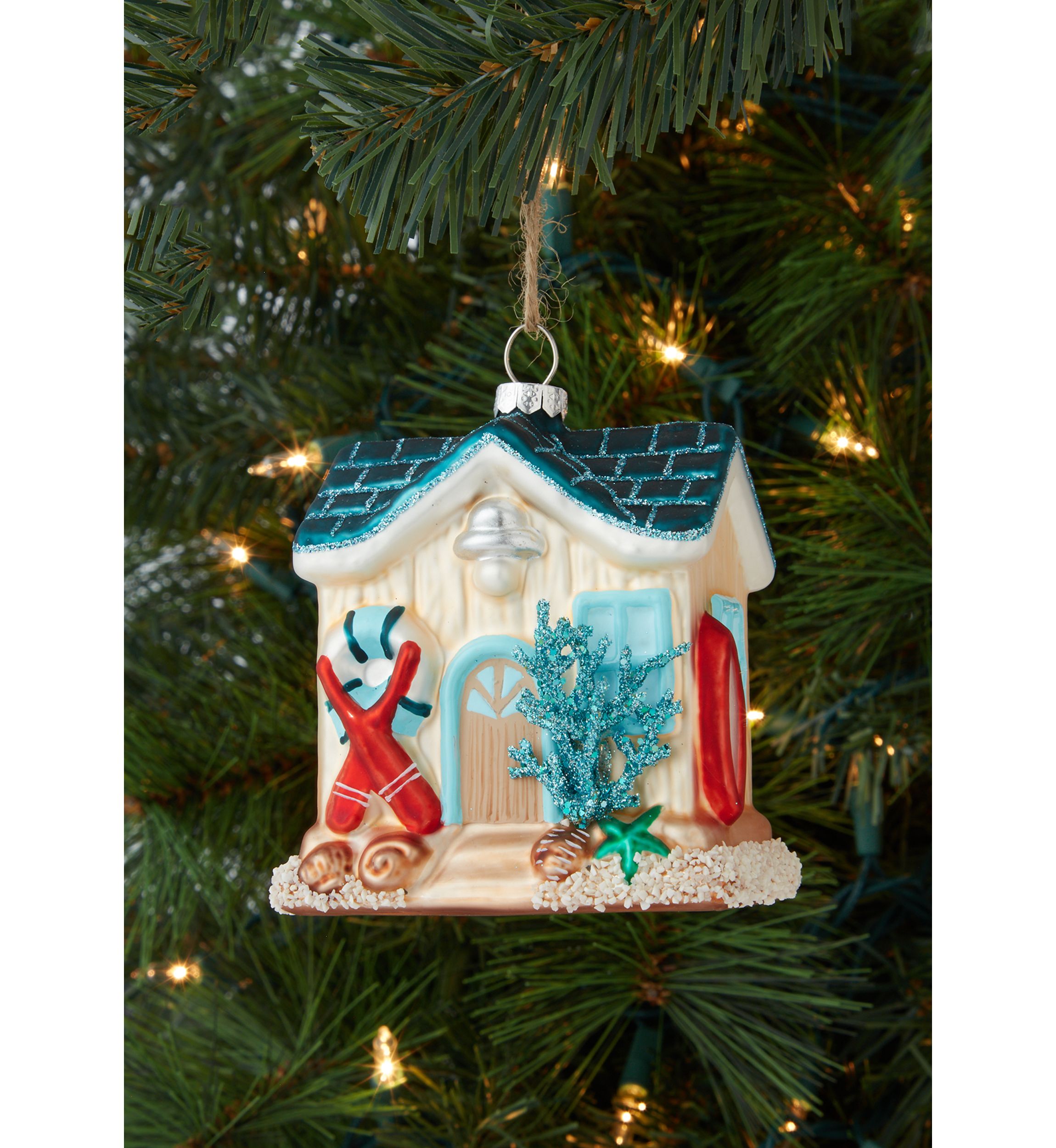 Coastal Hut Ornament 