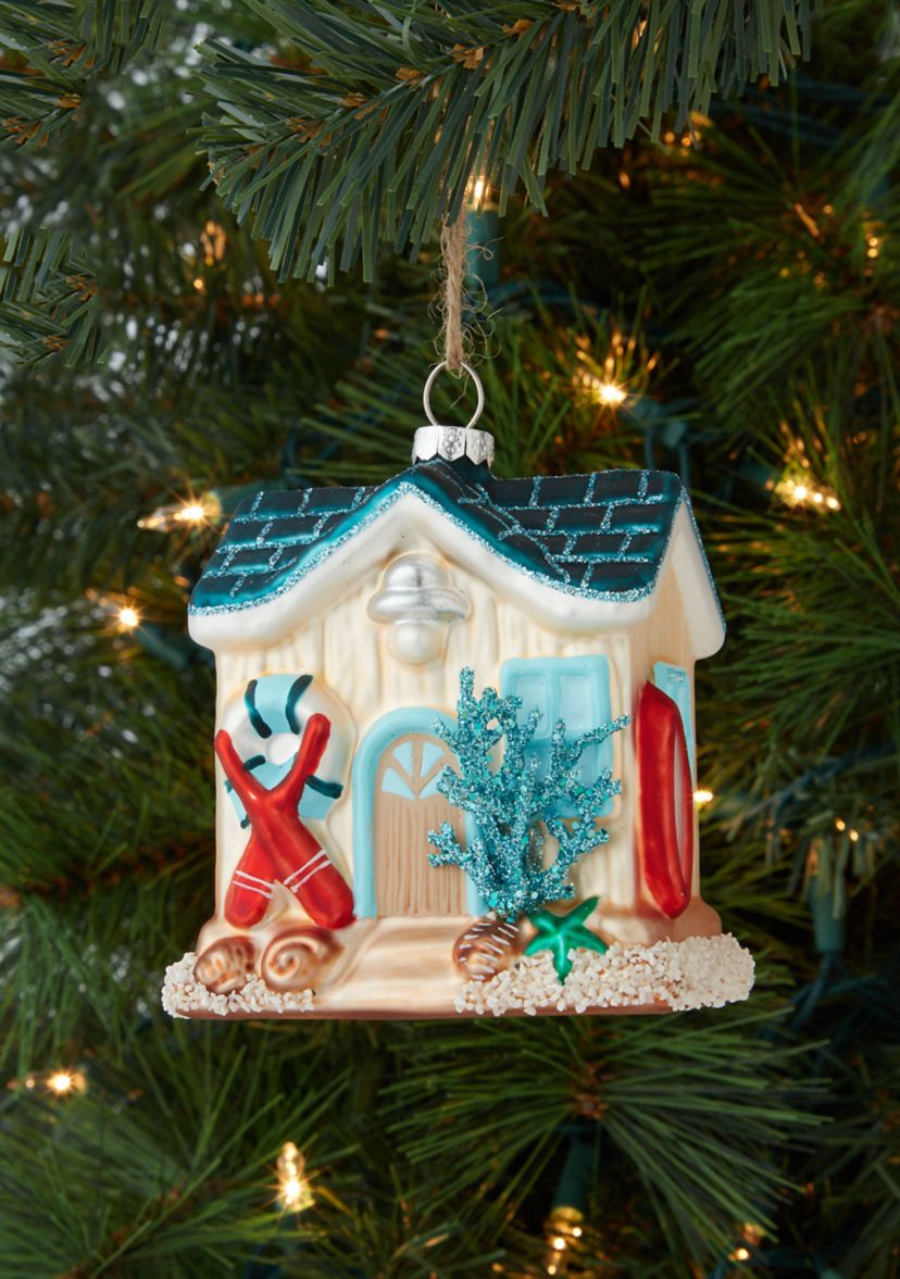 Coastal Hut Ornament 