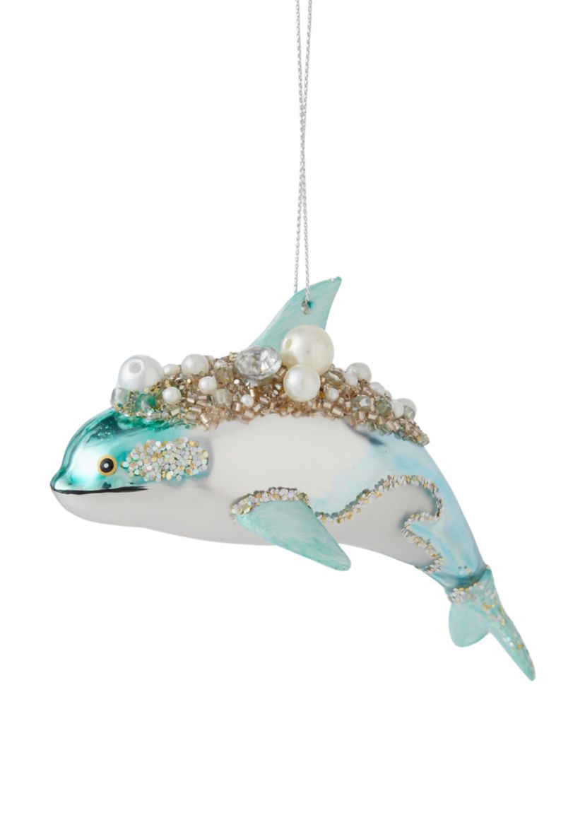 Jeweled Dolphin Ornament