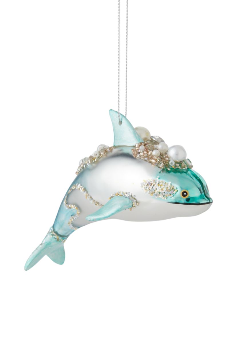 Jeweled Dolphin Ornament
