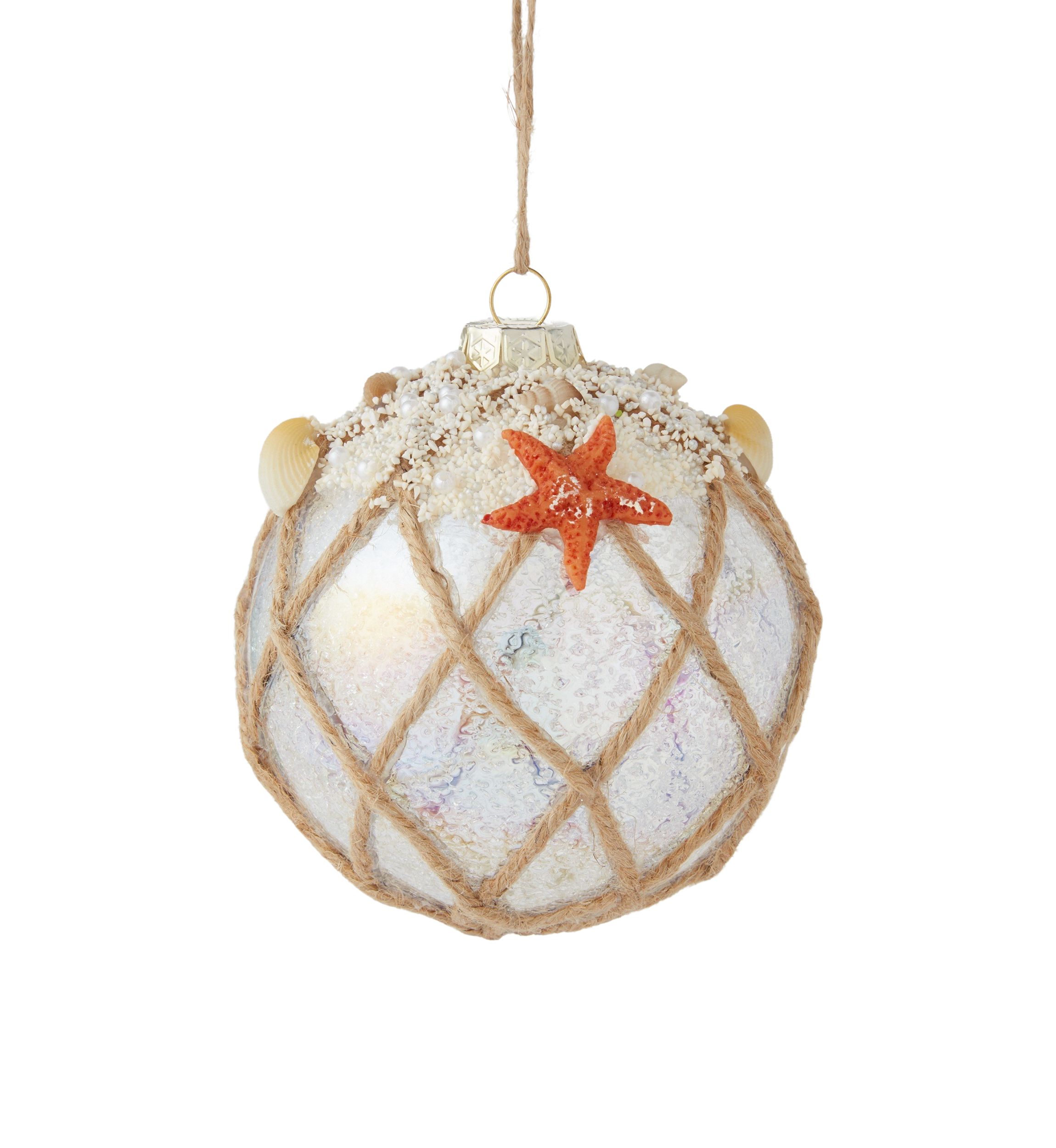 Fishnet Beachy Ornament 
