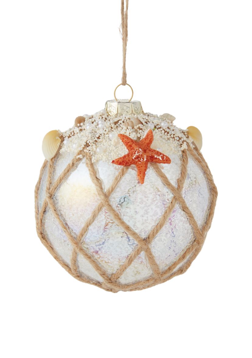 Fishnet Beachy Ornament 
