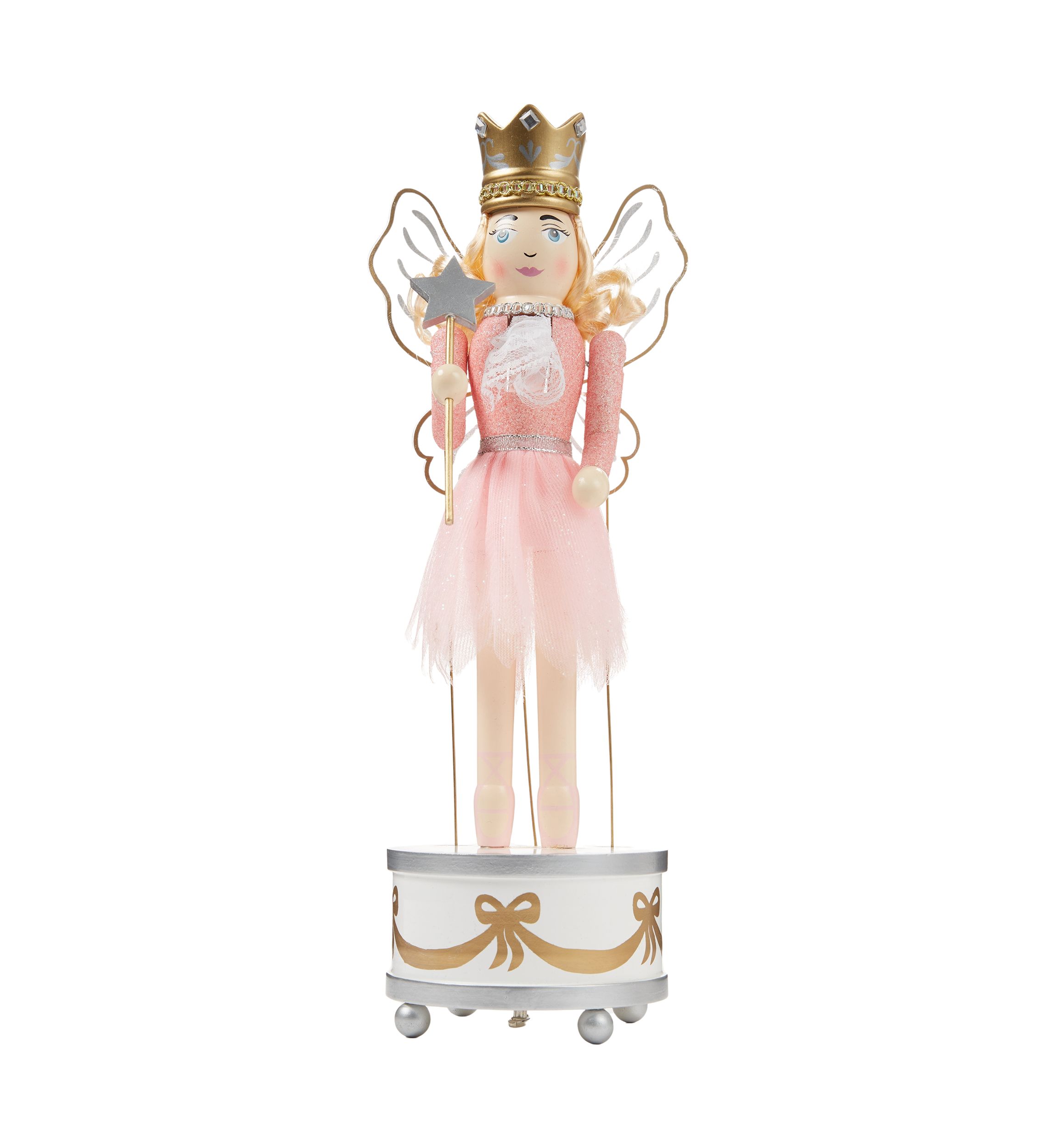 Musical Fairy Nutcracker Figurine