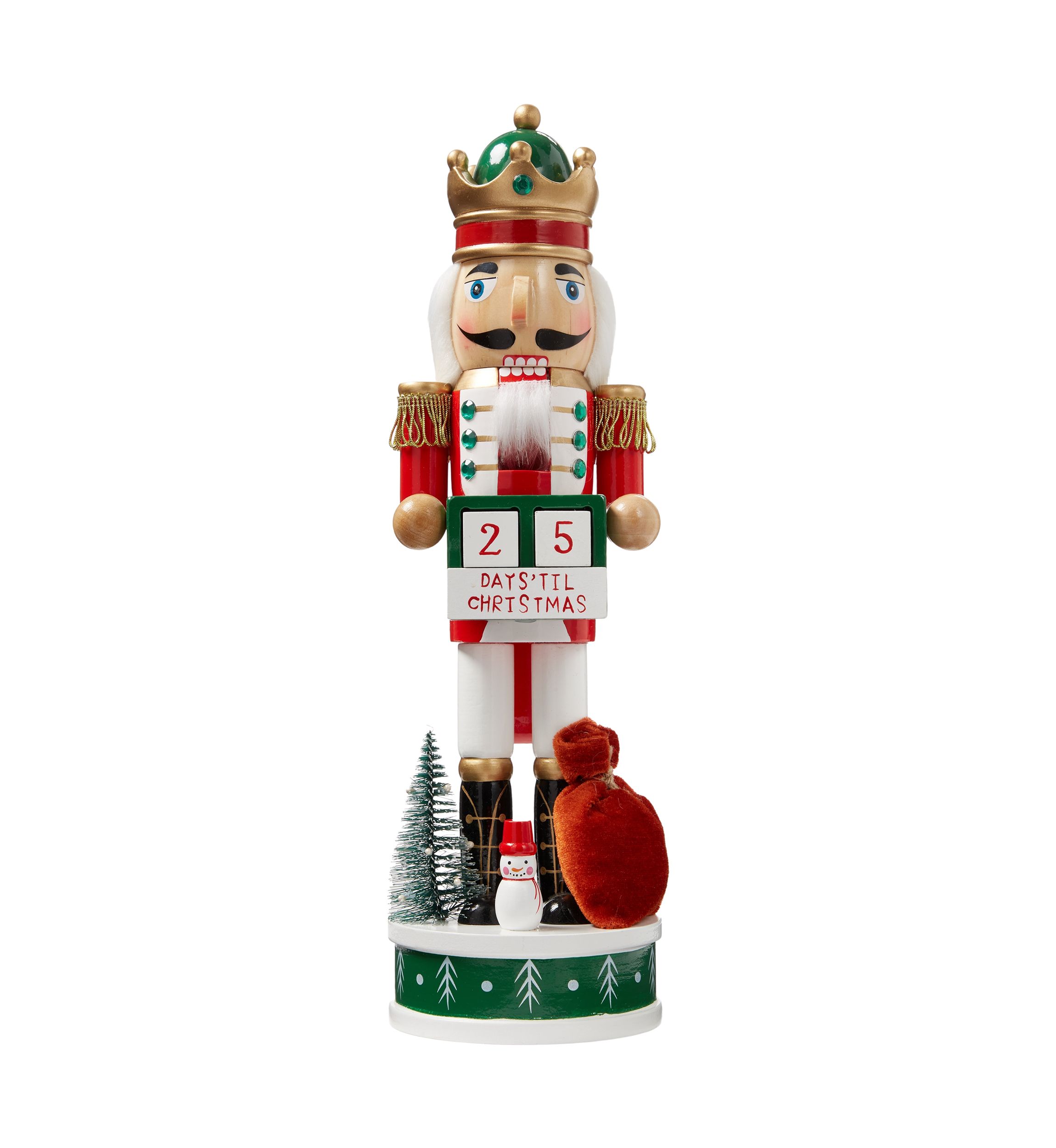 Countdown Nutcracker Figurine
