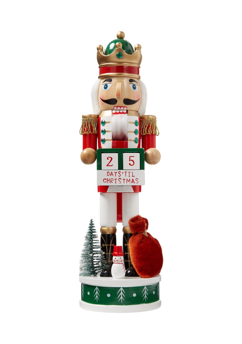 Countdown Nutcracker Figurine