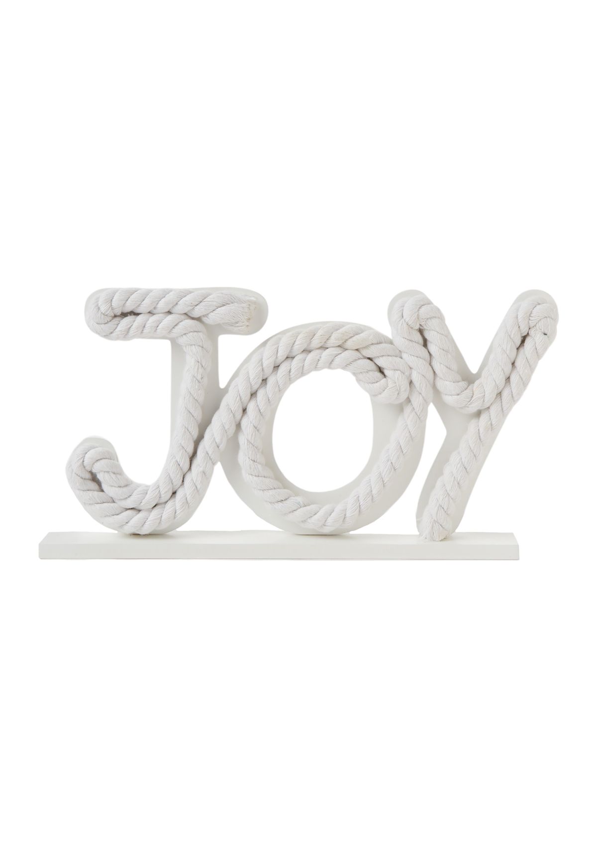 Joy Rope Mantle Decoration