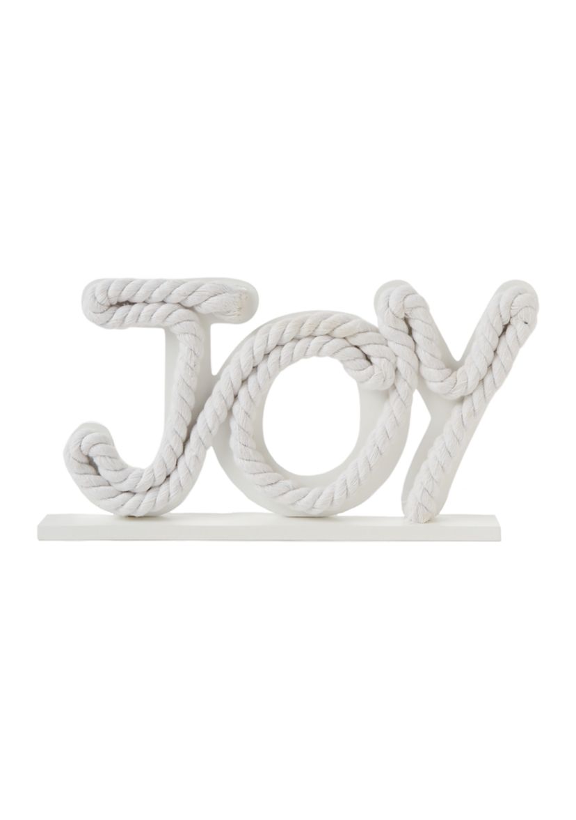 Joy Rope Mantle Decoration