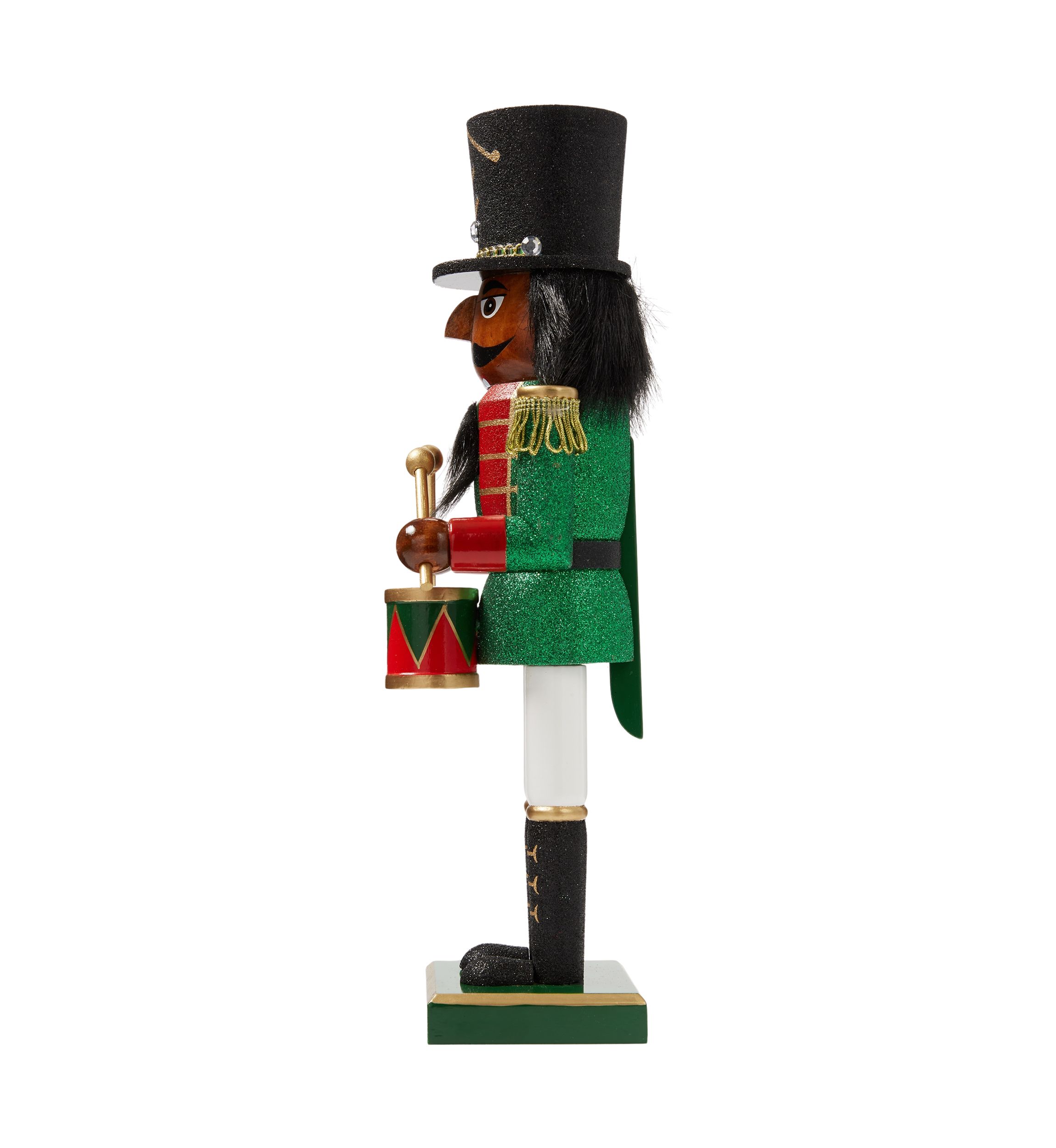 African American Drum Nutcracker Figurine