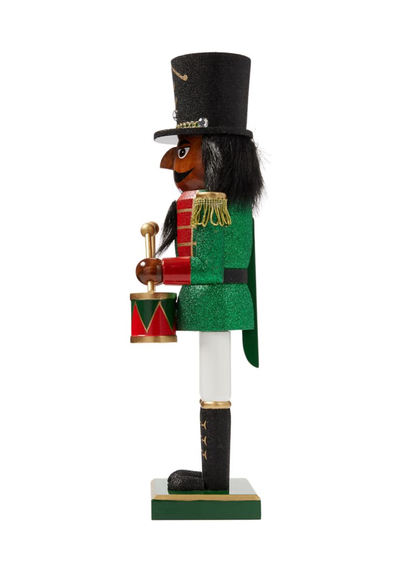 African American Drum Nutcracker Figurine