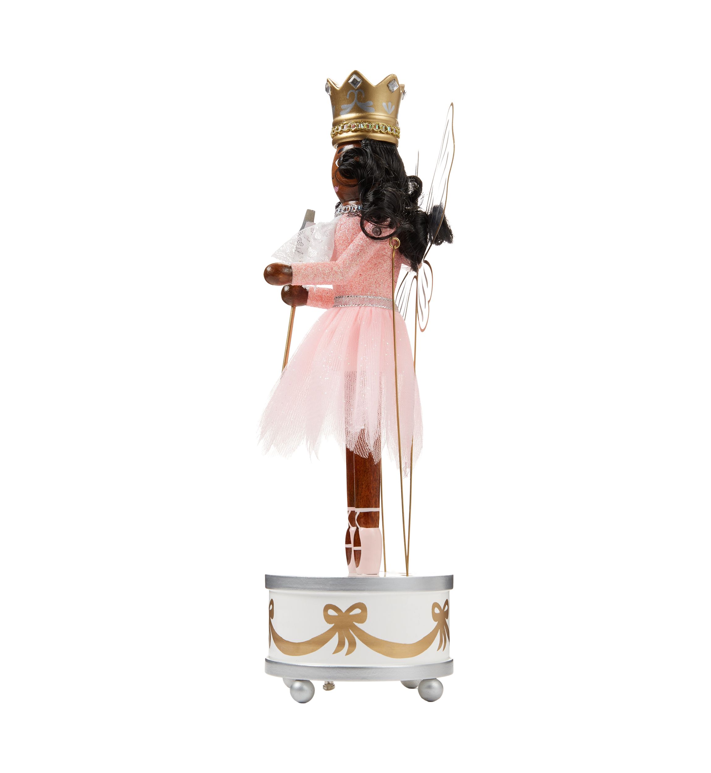 African American Musical Fairy Figurine
