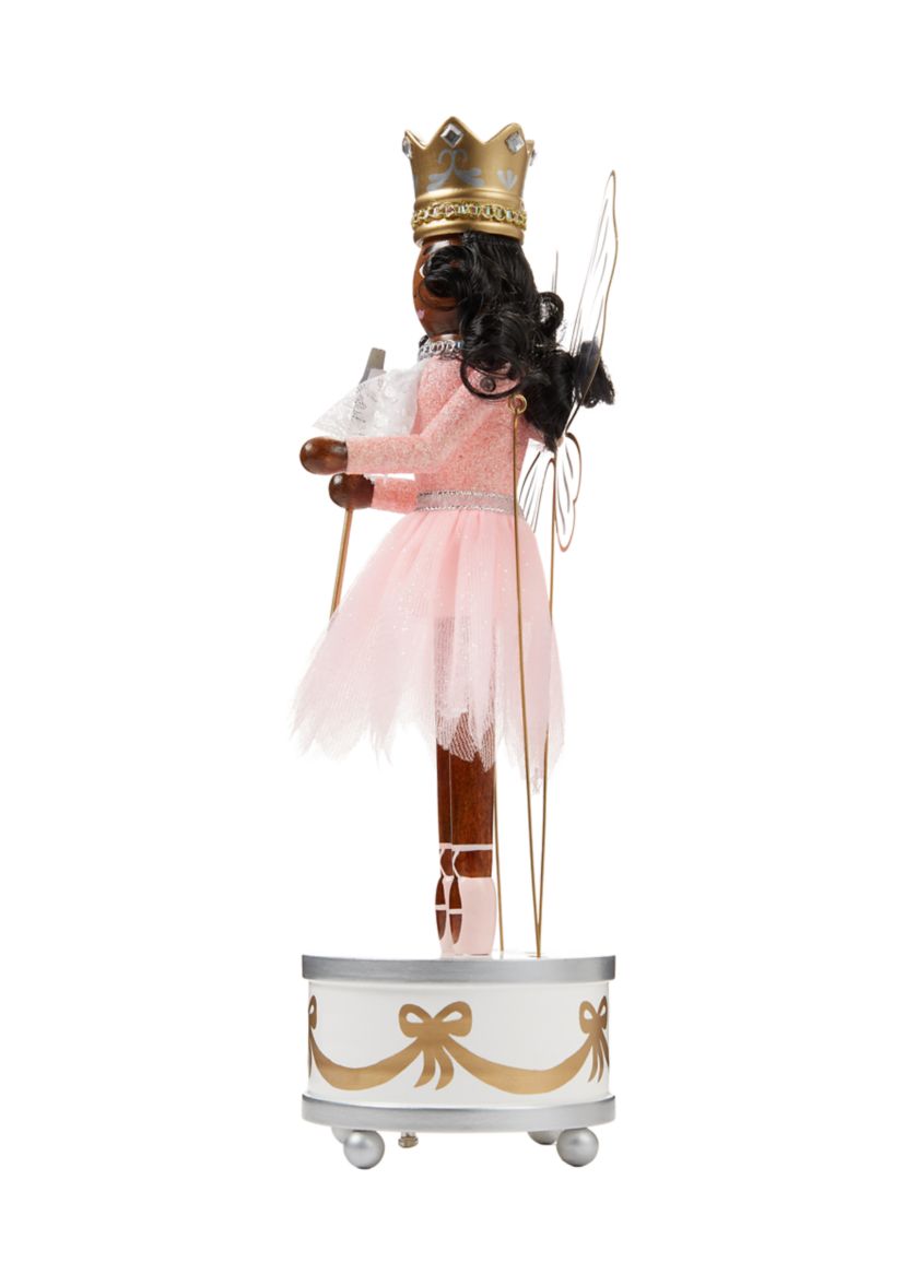 African American Musical Fairy Figurine