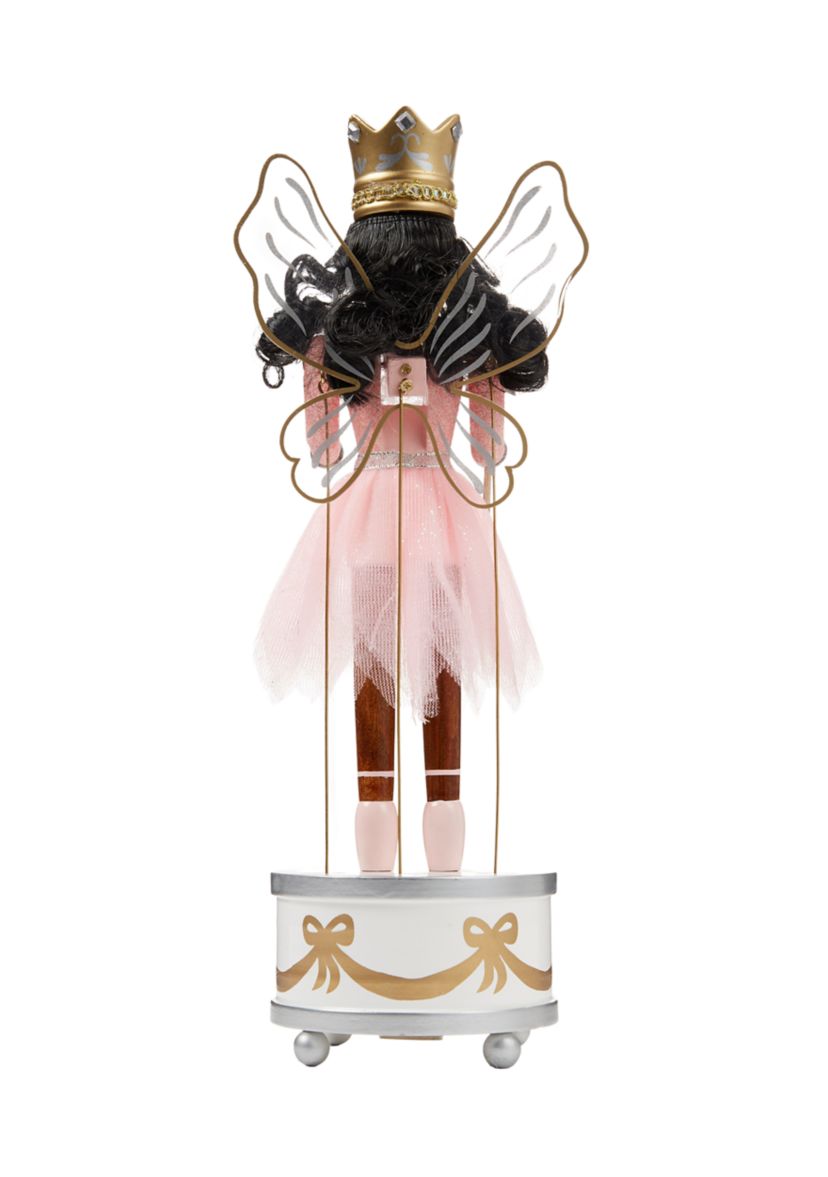 African American Musical Fairy Figurine