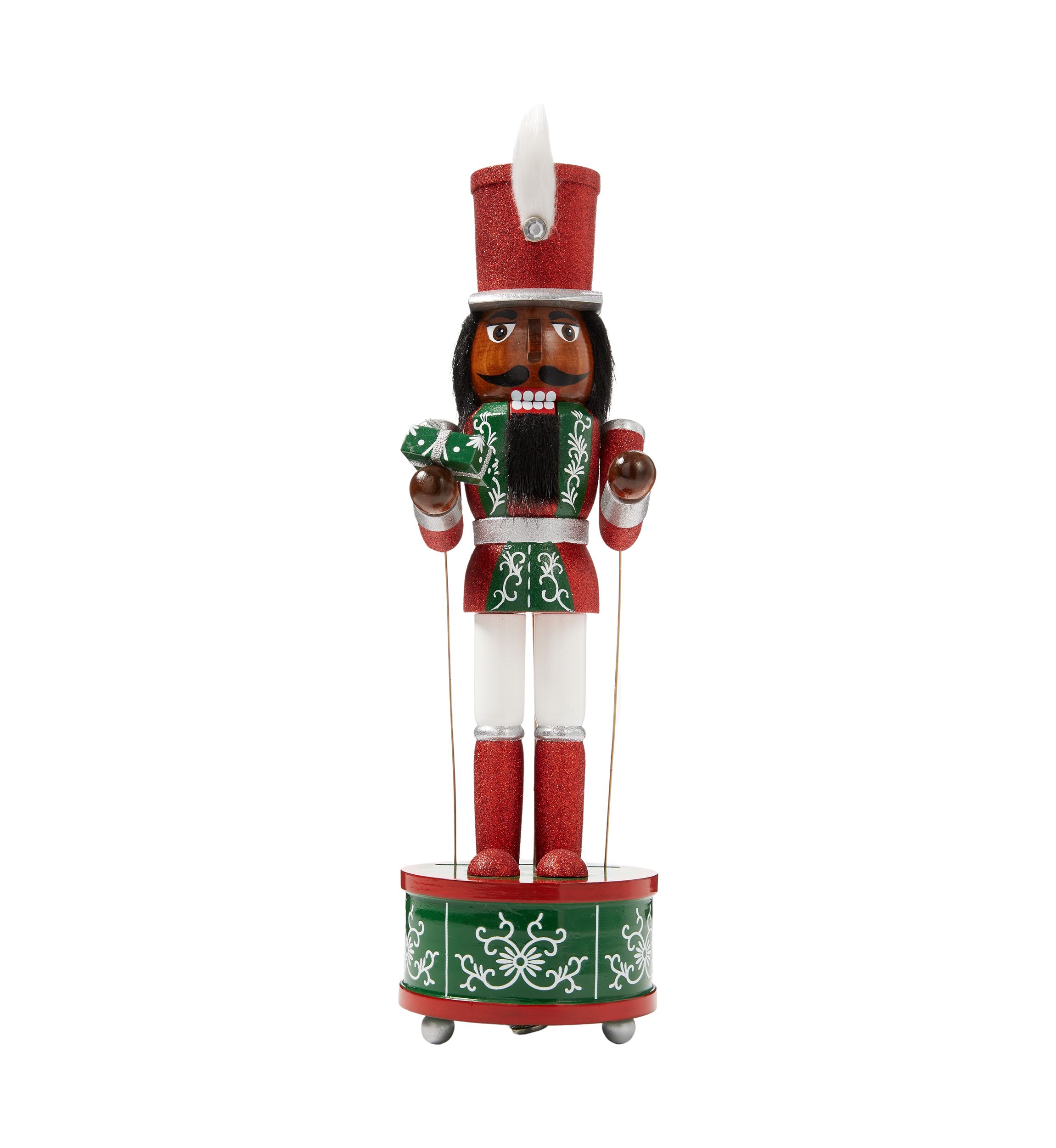 African American Musical Red and Green Nutcracker