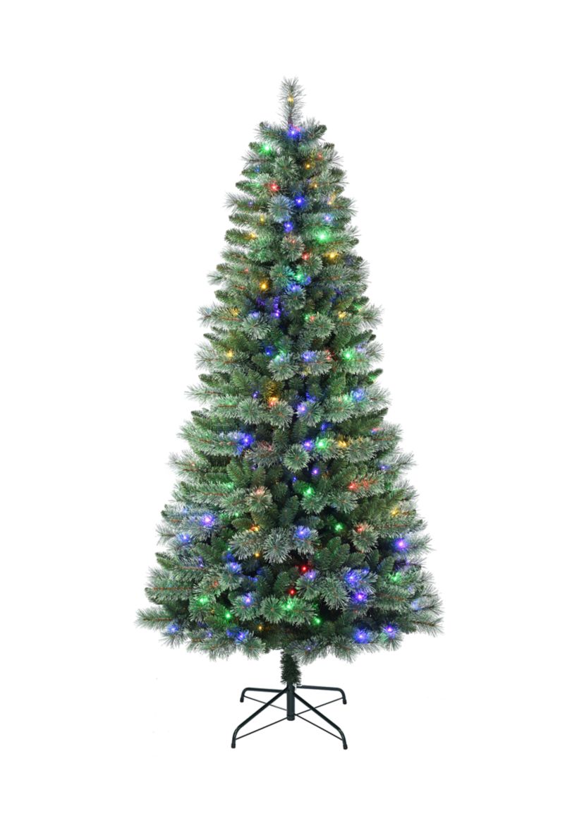 7.5 Foot Pre Lit Green Christmas Tree
