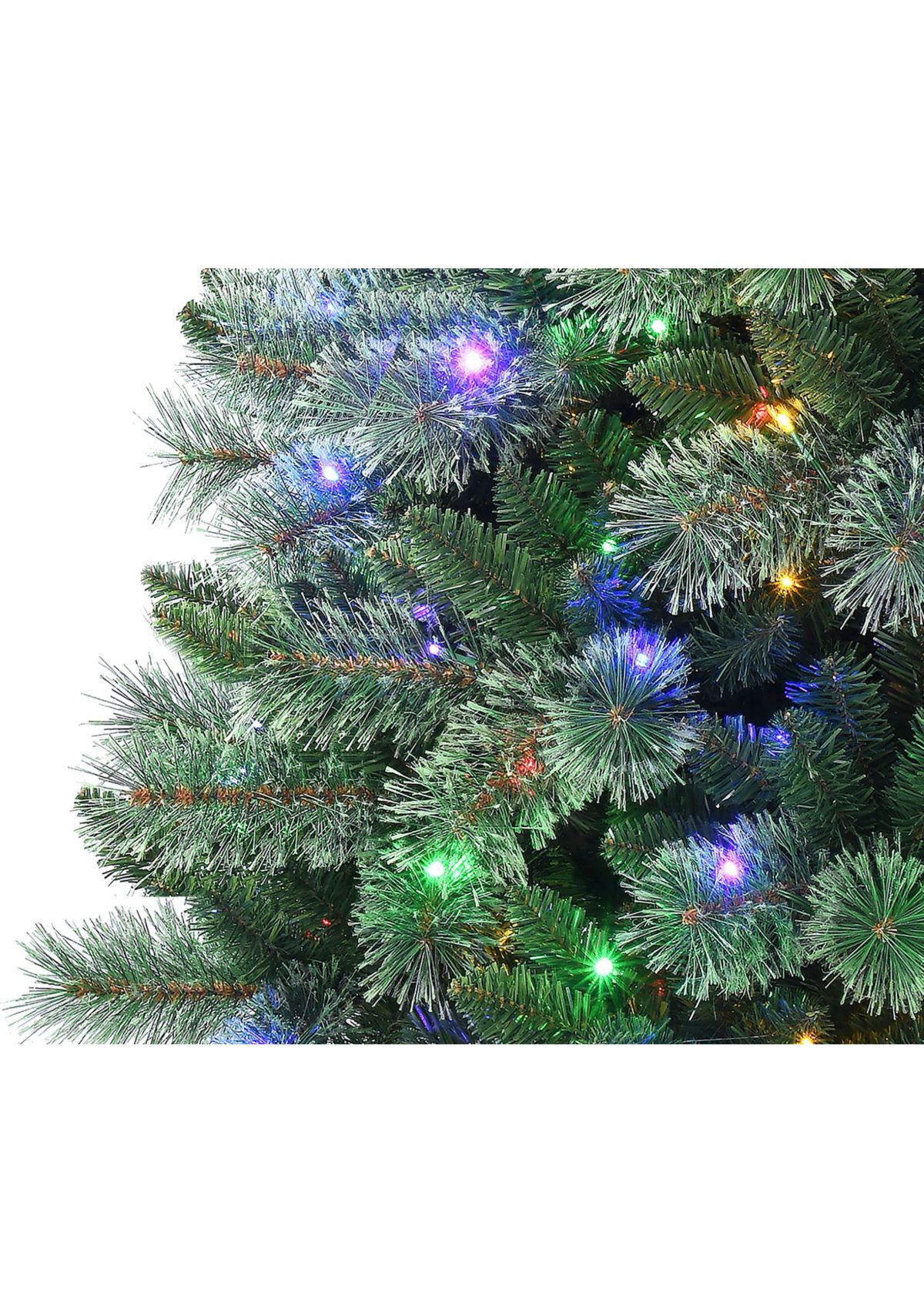 7.5 Foot Pre Lit Green Christmas Tree