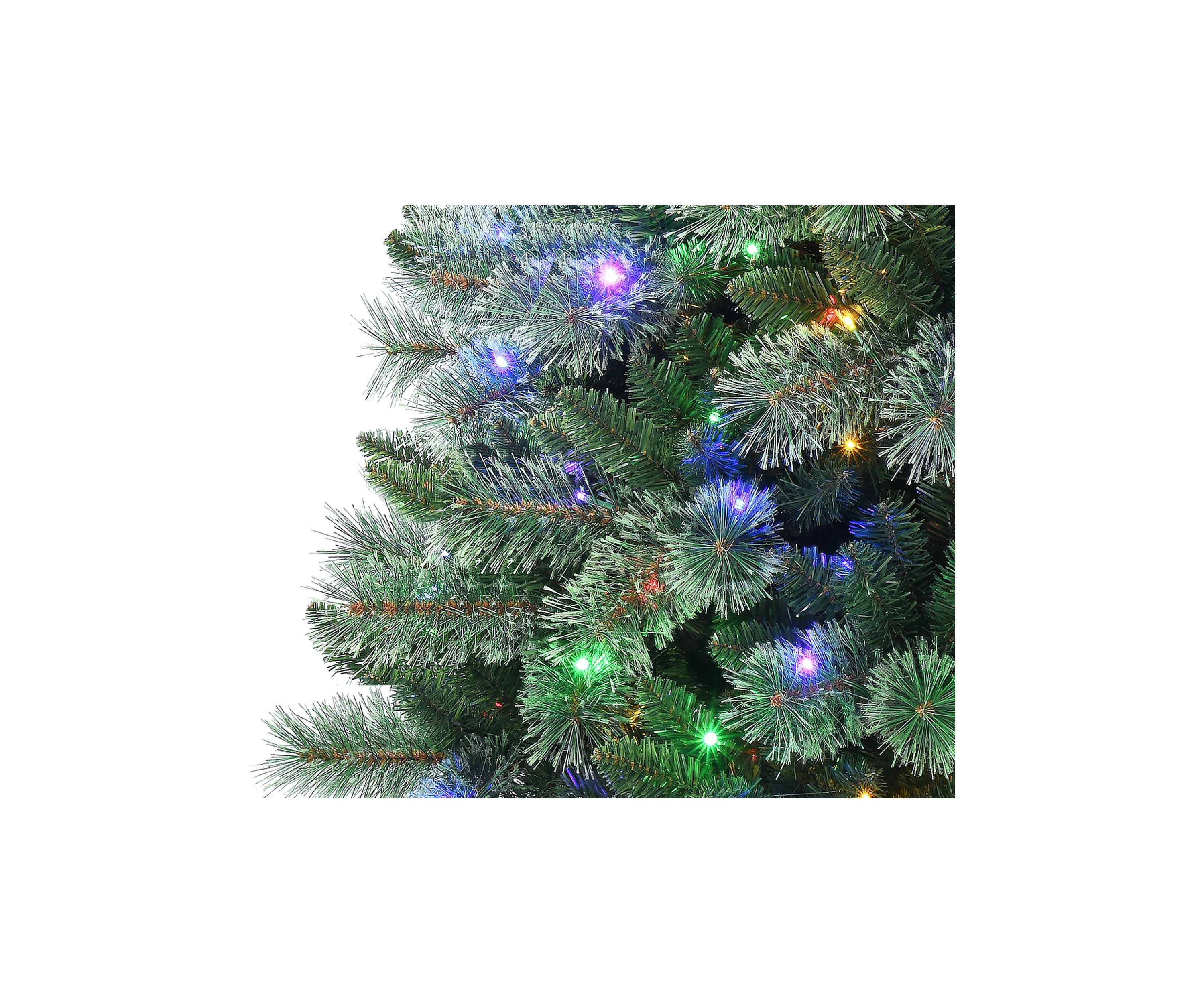 7.5 Foot Pre Lit Green Christmas Tree
