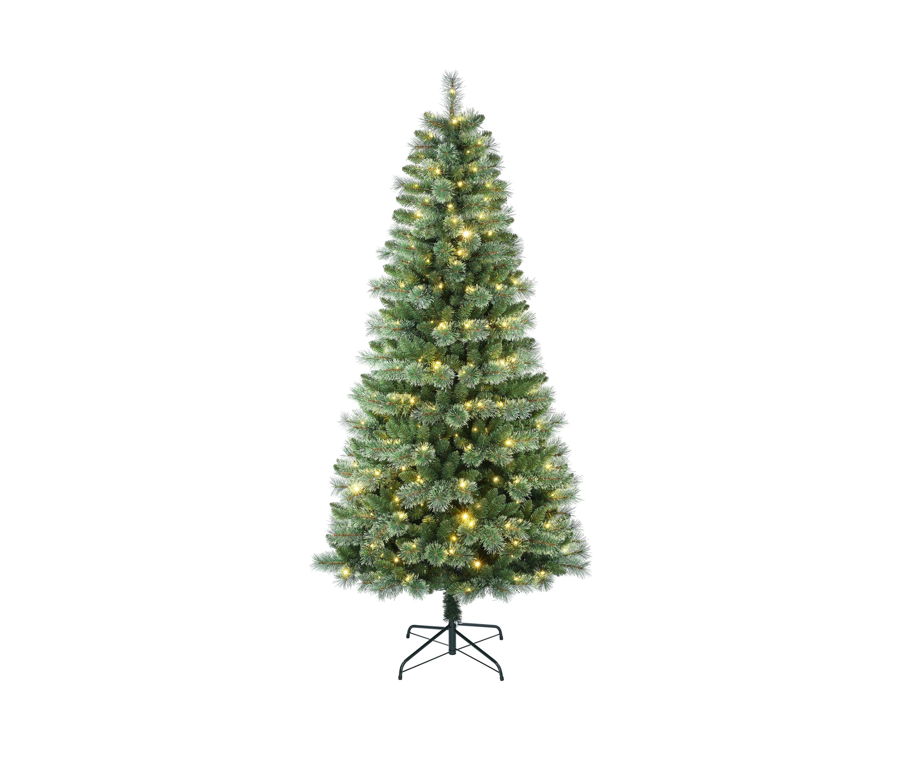 7.5 Foot Pre Lit Green Christmas Tree