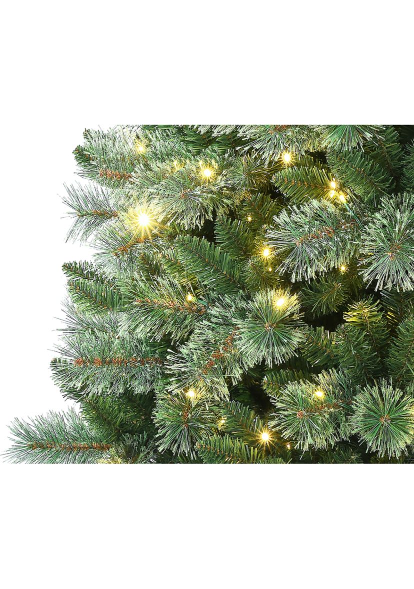 7.5 Foot Pre Lit Green Christmas Tree